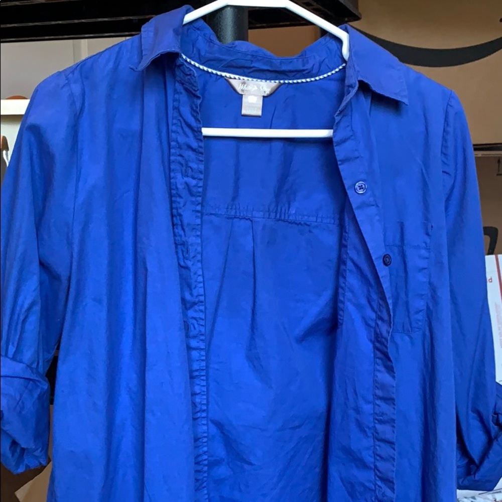 Navy blue dress shirt
